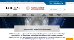 Desktop Screenshot of cipp-services.com